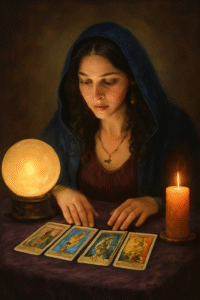 ¿Qué sucede durante una lectura de cartas del tarot