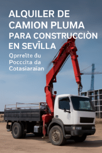 Alquiler de Camión Pluma para Construcción en Sevilla