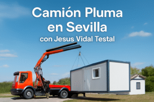 camión pluma en Sevilla