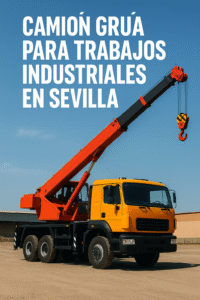 Camión grúa para trabajos industriales en Sevilla